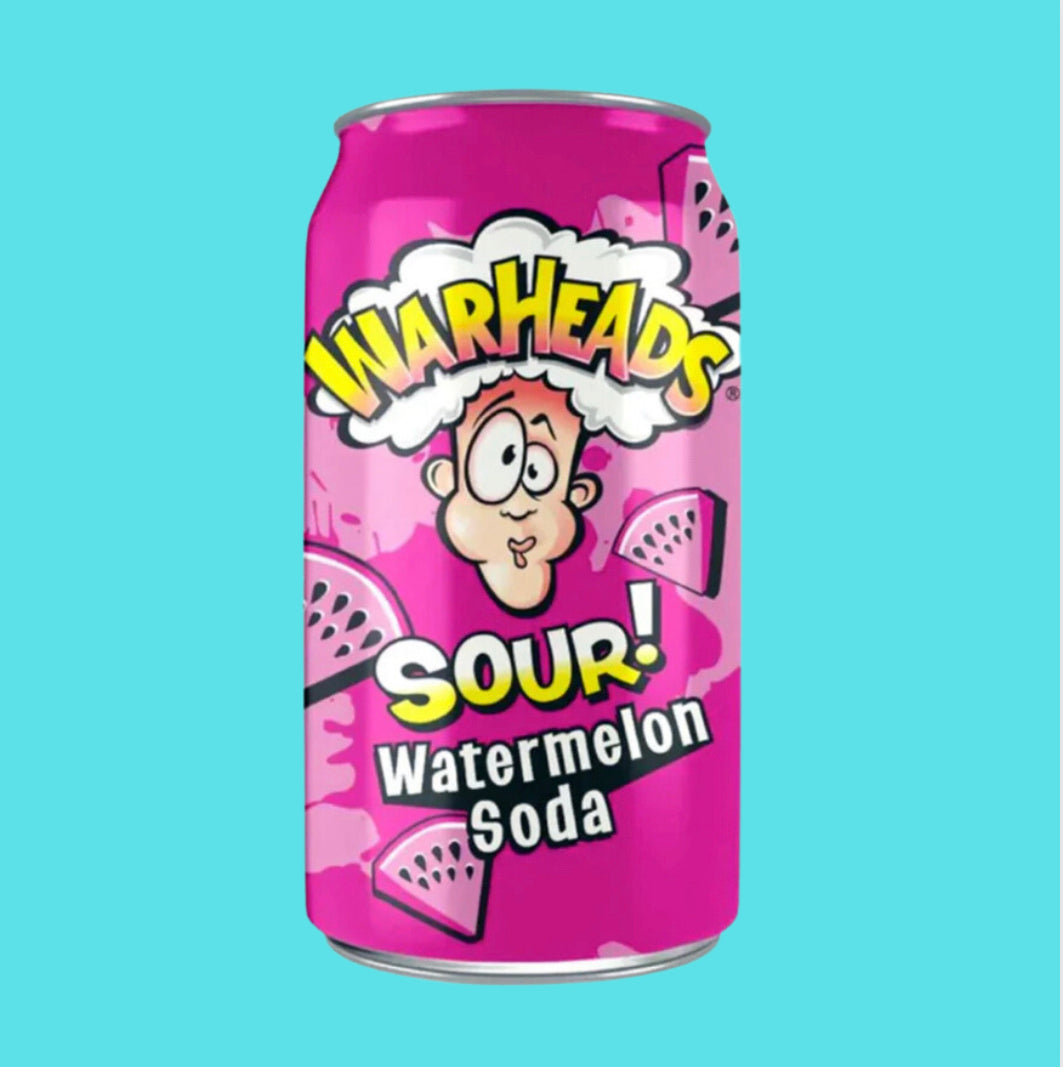 Warhead sour watermelon soda