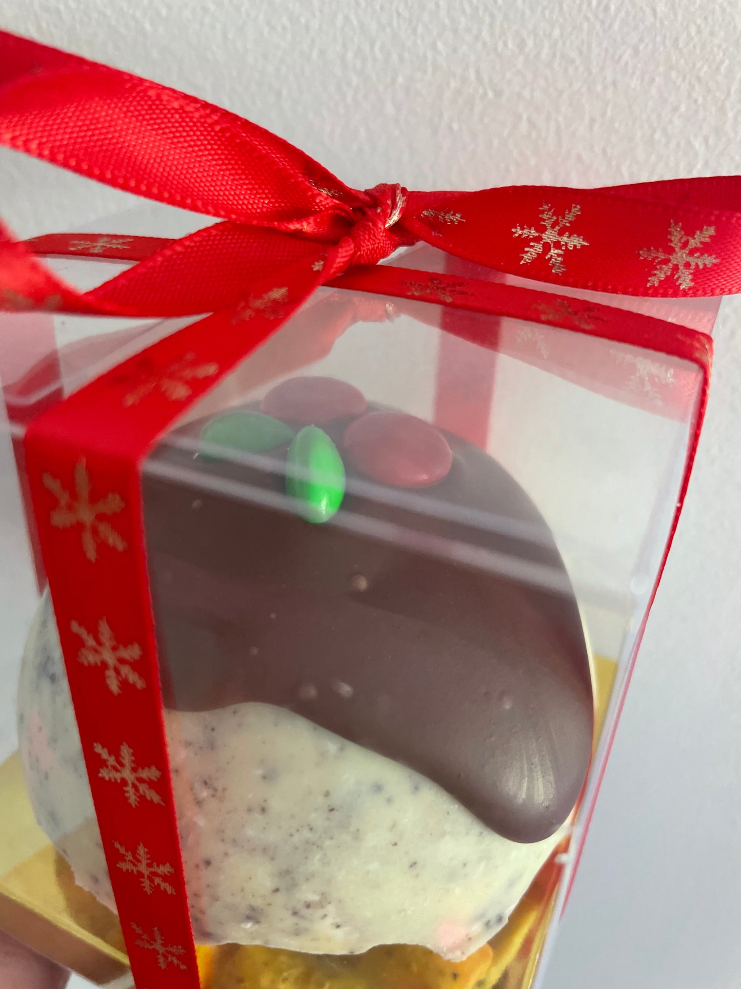 Rocky road Christmas pudding